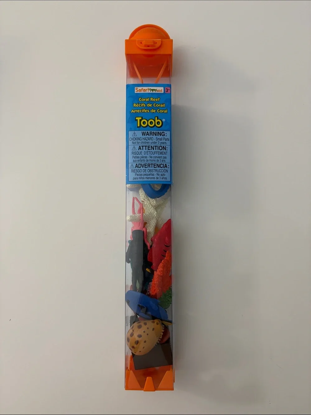 2004 Safari Ltd Coral Reef Toob 11 pc Play Set Mini Figures